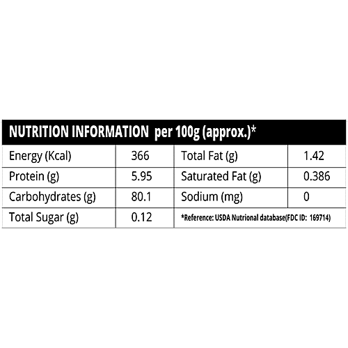 Pro Nature Organic Rice Flour/Chawal Atta, 500 g No GMO