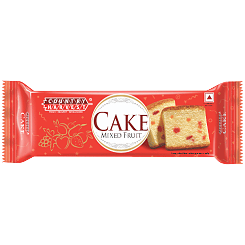 Buy Country Harvest Mixed Fruit Bar Cake Contains Egg Only, Teatime