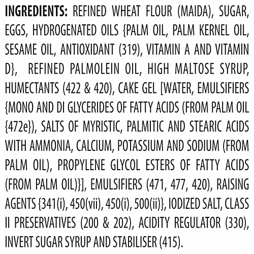 Country Harvest Vanilla Cake With Vanilla Cream, 16 g  