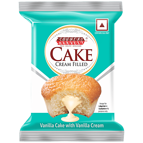 Country Harvest Vanilla Cake With Vanilla Cream, 16 g  