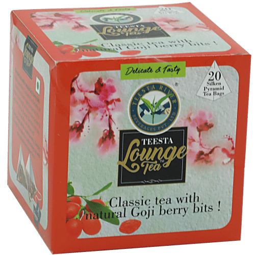 Teesta Lounge Classic Tea Bags - with Gojiberry Bits, 20 pcs  