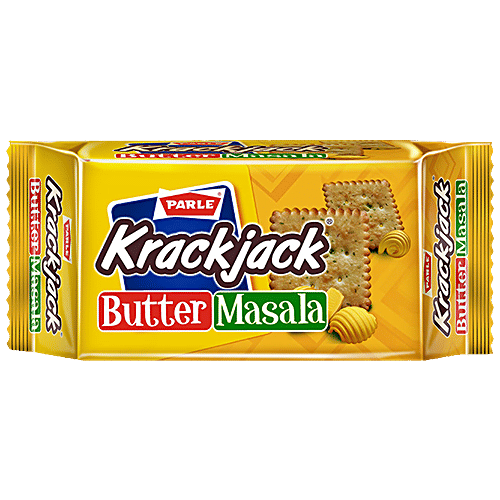 Parle Krackjack Biscuits - Butter Masala, 40 g Zero Trans Fat