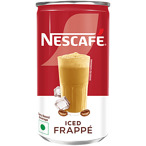 Nescafe  Iced Frappe Cold Coffee, 170 ml Can Cafe Style Cold Coffee, Refreshing & Satisfying Beverage