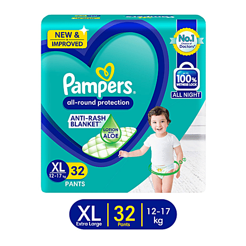Pampers  Diaper Pants - X-Large, 34 pcs  