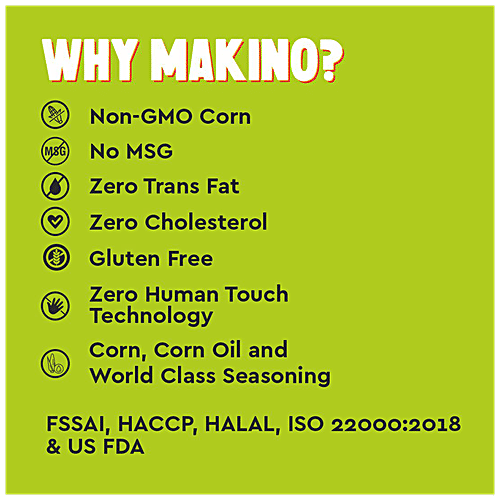 Makino Nacho Chips - Sweet Chilli, 60 g  Zero Cholesterol, Zero Trans Fat
