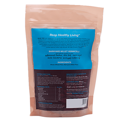 Bliss Tree Vermicelli - Barnyard Millet, 150 g No GMO & Trans Fat