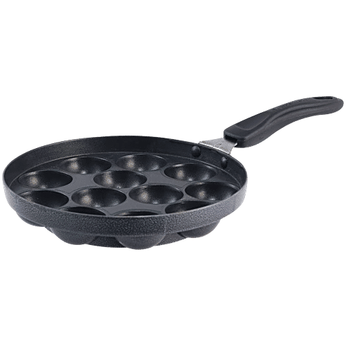 Wonderchef Non-Stick Aluminium Appam Patra/Paniyarakkal/Paddu Maker - 5 Layer, Induction Base, 12 Pits, 1 pc  