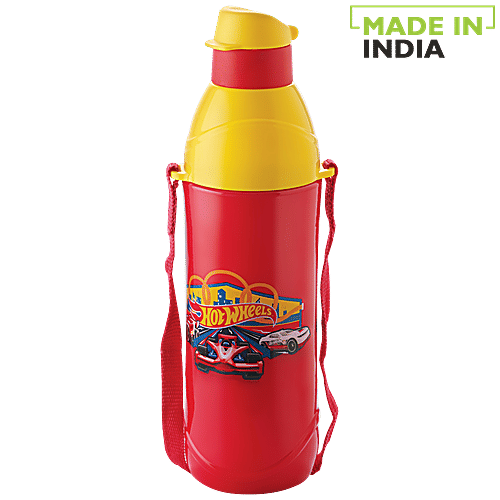 Cello Water Bottle - Puro Junior, Red, 600 ml  