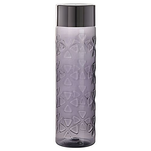 Cello Water Bottle - Plastic, Maple, Black, 1 L  