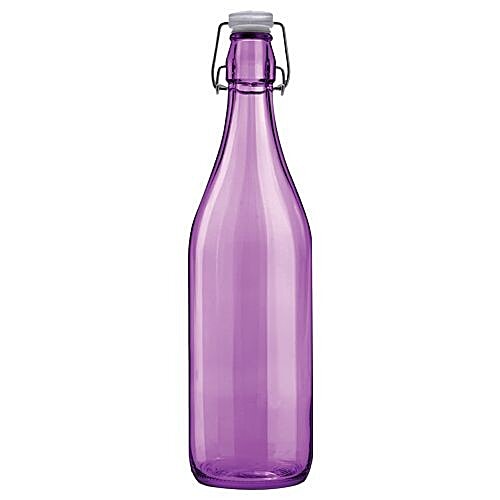 Cello Glass Water Bottle - Aquaria Organic Purple, 1 L  