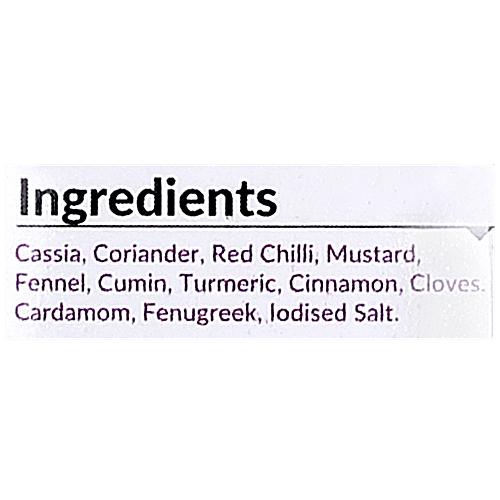 Kitchen Grocery Masala - Sabji, Jain, 100 g  Zero Trans Fat & Cholesterol