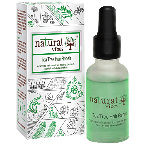 Natural Vibes Ayurvedic Tea Tree Hair Repair Serum, 30 ml
