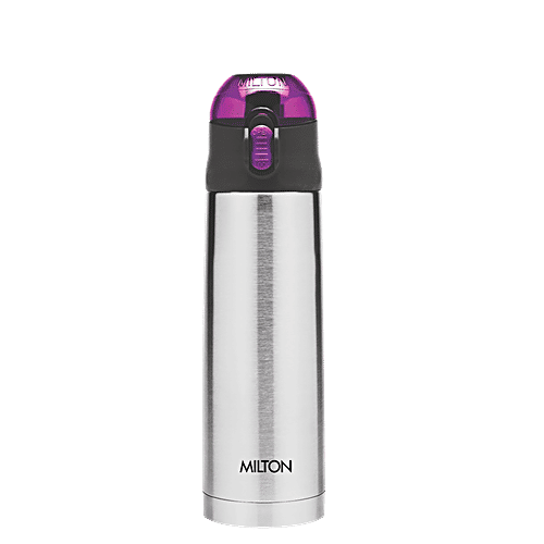 Milton Water Flask - Insulated Thermosteel, Purple, Crown, 500 ml  