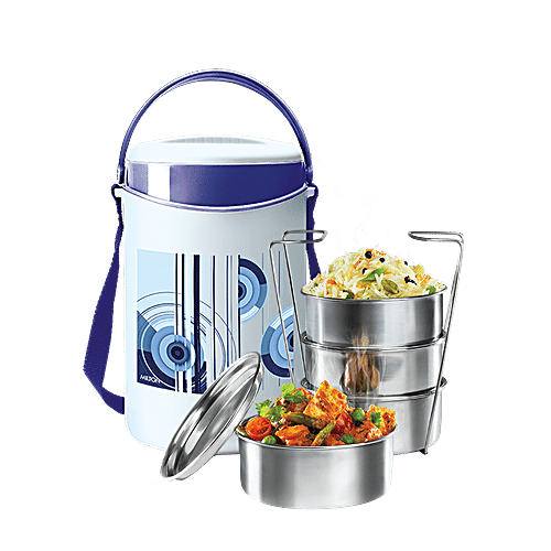 Milton Tiffin - Insulated Thermoware, Blue, Econa 4, 4 pcs  