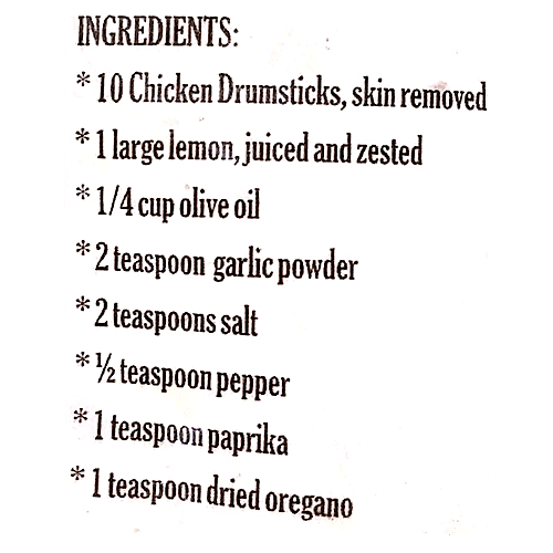 Big Sams Chicken - Drumsticks, 500 g  