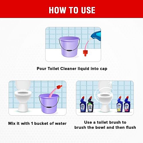 BB Home Disinfectant Toilet Cleaner - Original - Kills 99.9% Germs, 500 ml  