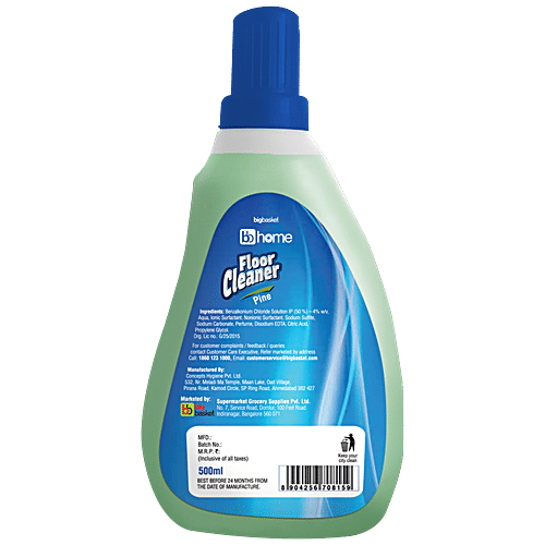 BB Home Disinfectant Floor Cleaner - Pine, Kills 99.9% Germs, 500 ml  