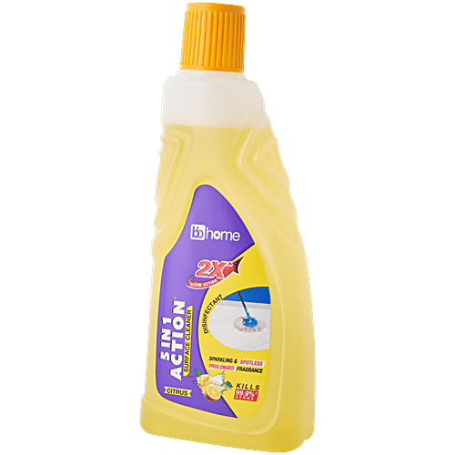 BB Home Disinfectant Floor Cleaner - Citrus, Kills 99.9% Germs, 500 ml  