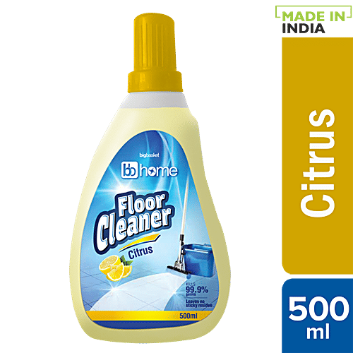 BB Home Disinfectant Floor Cleaner - Citrus, Kills 99.9% Germs, 500 ml  