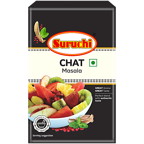 Suruchi Masala - Chaat, Premium, 50 g  No Artificial Colors & Flavours