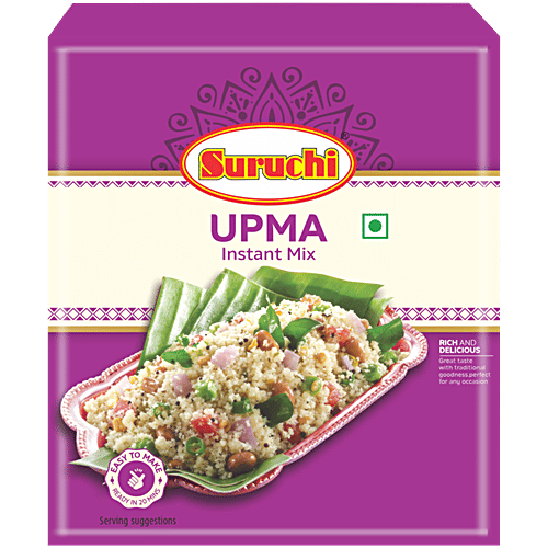 Suruchi Upma Instant Mix, 200 g  No Artificial Colour, No Artificial Flavour