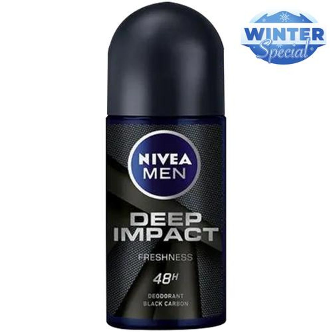 NIVEA Deodorant Roll On - Deep Impact Freshness, 48 h Anti-Perspirant Freshness, 50 ml 