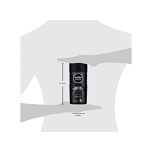 Buy Nivea Body Wash, Deep Impact, 3In1 Shower Gel For Body, Face