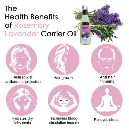Buy Soulflower Rosemary Lavender Healthy Hair Oil - For Hair Growth, Anti  Hair Thinning, Cold Pressed Online at Best Price of Rs  - bigbasket