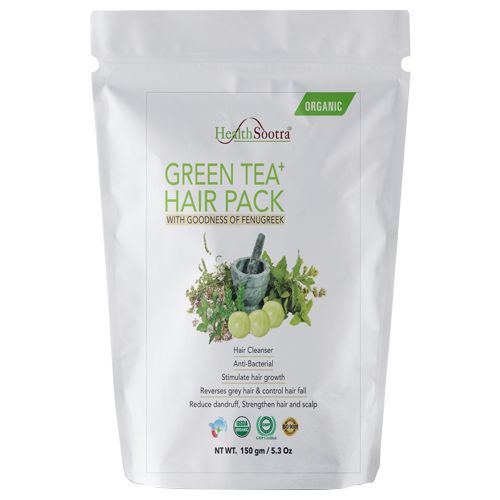Buy Healthsootra Hair Pack - Green Tea Online at Best Price of Rs 299 -  bigbasket
