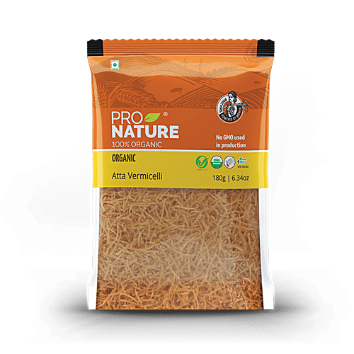 Pro Nature Organic Vermicelli - Atta, 180 g No GMO
