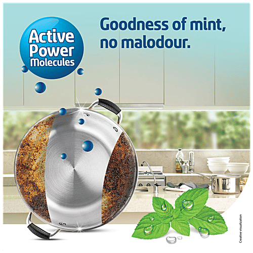 Pril Dishwash Liquid Gel - Kraft Mint, 750 ml  Cuts Away Tough Grease Residue