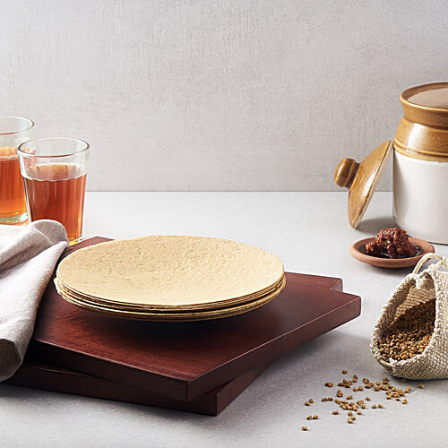 Tasties Methi Khakhra - Whole Wheat, 180 g Snacks