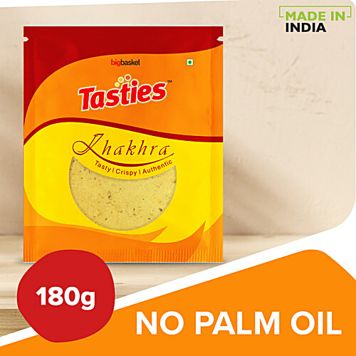 Tasties Methi Khakhra - Whole Wheat, 180 g Snacks