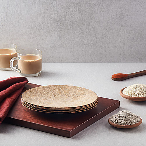 Tasties Khakhra Finger Millet Sesame Ragi Sesame, 180 g  