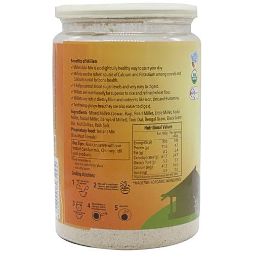Aaha Oho Organic Adai Mixed Millets, 450 g  