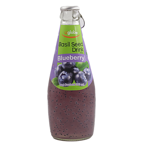 Buy UGlobe Basil Seed Drink Blueberry Online at Best Price of Rs 95