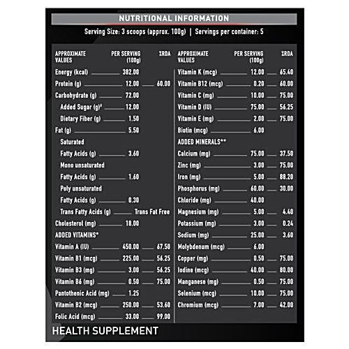 MuscleBlaze Health Supplement - Weight Gainer, Chocolate, 500 g  