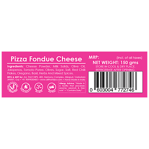 All That Dips Pizza Foundue Dip - Cheese, 150 g  