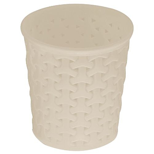 Ratan Cutlery Holder/Stand - Off Ivory, Fantasy, 1 pc  