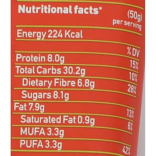 Yoga Bar Breakfast Protein Bar - Apple Cinnamon, Healthy Snack, Rich In Protein & Fibre, 50 g  Fibre & Protein Rich