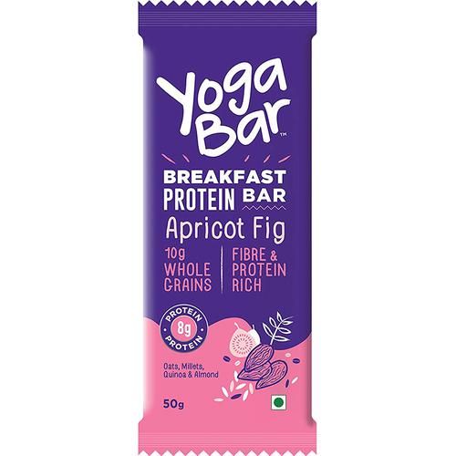 Buy Yoga Bar Breakfast Protein Bar - Apricot Fig, Healthy Snack, Rich In  Protein & Fibre Online at Best Price of Rs 48 - bigbasket