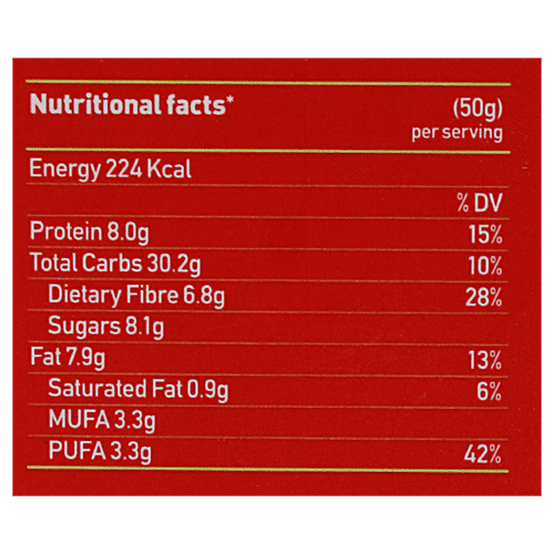 Yoga Bar Breakfast Protein Bars - Apple Cinnamon, Healthy Snack, Rich In Protein & Fibre, 50 g (Pack of 6) Fibre & Protein Rich