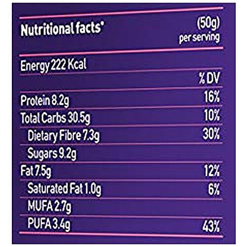Yoga bar Breakfast Protein Bar - Apricot & Fig, 50 g Pack of 6 