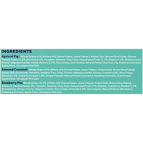 Yoga Bar Breakfast Protein Bars - Assorted Flavours, 270 g (6 x 45 g)