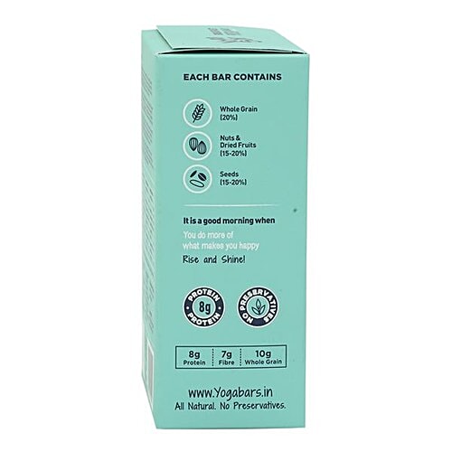 Yoga bar Breakfast Protein Variety Bar - Almond Coconut, Apricot & Fig, Blueberry, Apple Cinnamon, 50 g Pack of 6 