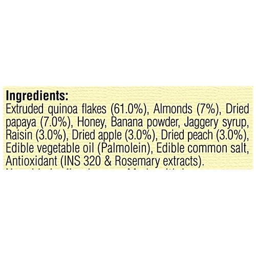 GoodDiet Quinoa Cereal With Fruits & Nuts - Banana Flavour, 30 g  