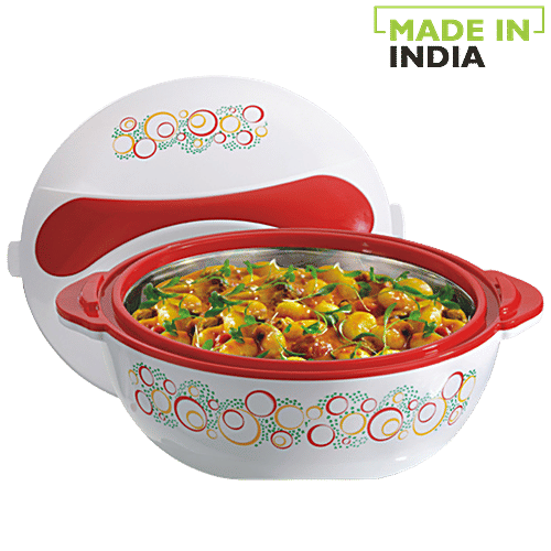 Pinnacle Casserole For Roti/Chapati - Red, Premier, 1 L  