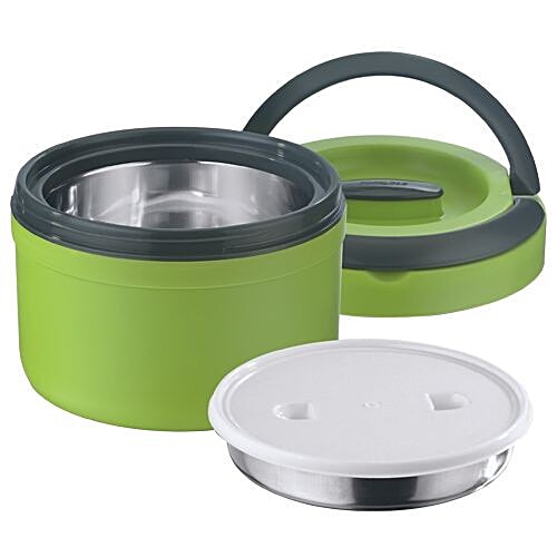 Pinnacle Picnic Kit - Steel Container, Green, Prime, 2.5 L Pack of 2 
