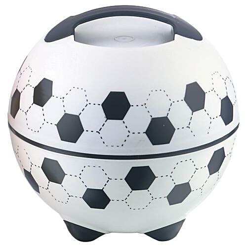 Pinnacle Sunny Casserole/Picnic Kit- White + Steel Container, 1.8 L + 300 ml  