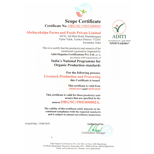 Akshayakalpa Cheddar Cheese - Mild, Plain, Handcrafted Artisan Organic, 200 g Pouch Does not Contain Artificial Preservatives